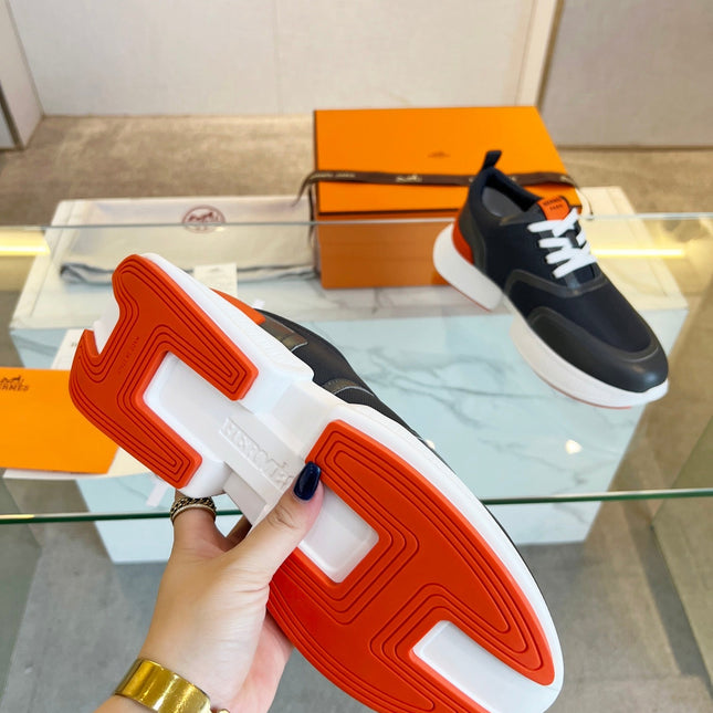 GIGA SNEAKER BLACK CALFSKIN BLACK SOLE