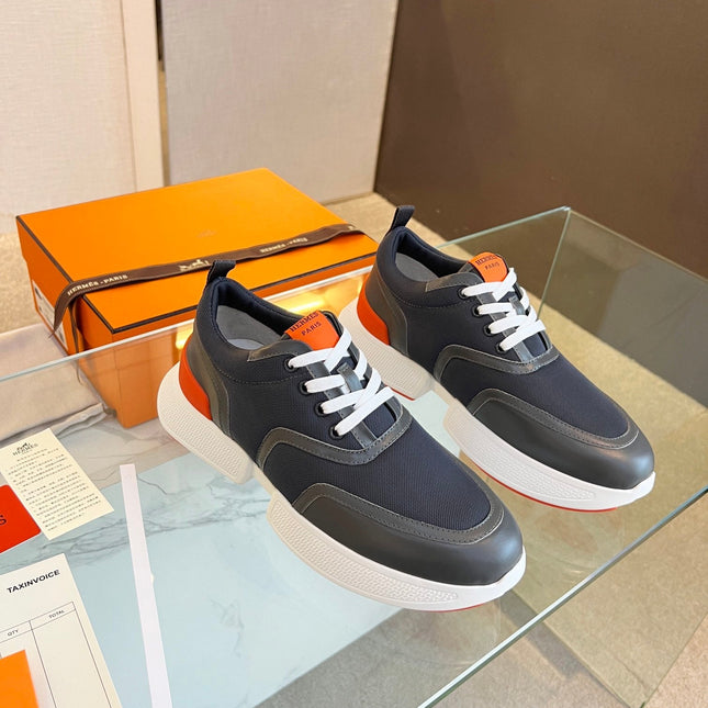 GIGA SNEAKER BLACK CALFSKIN BLACK SOLE