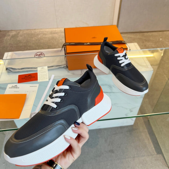 GIGA SNEAKER BLACK CALFSKIN BLACK SOLE