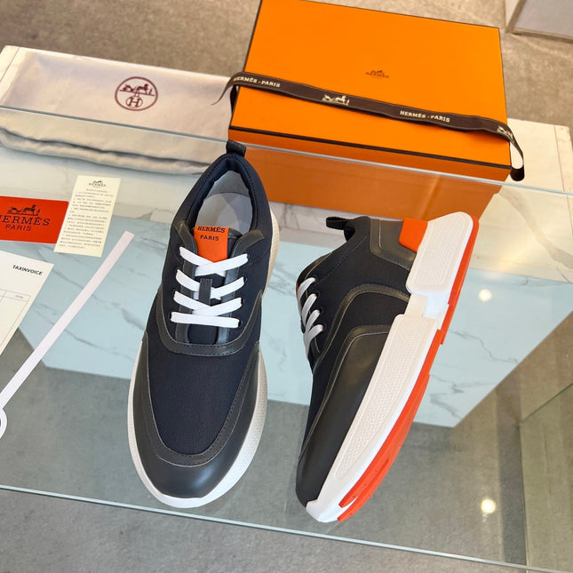 GIGA SNEAKER BLACK CALFSKIN BLACK SOLE