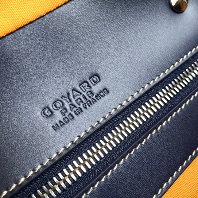 AMBASSADE DOCUMENT CASE 35 IN NAVY BLUE GOYARDINE CANVAS