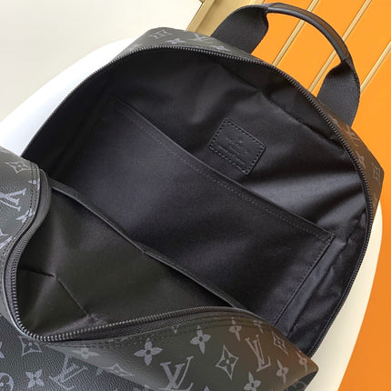 DISCOVERY BACKPACK 41 IN BLACK MONOGRAM MACASSAR CANVAS AND CALFSKIN