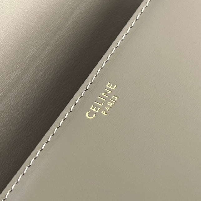 TRIOMPHE TEEN 22 PEBBLE GREY COWHIDE