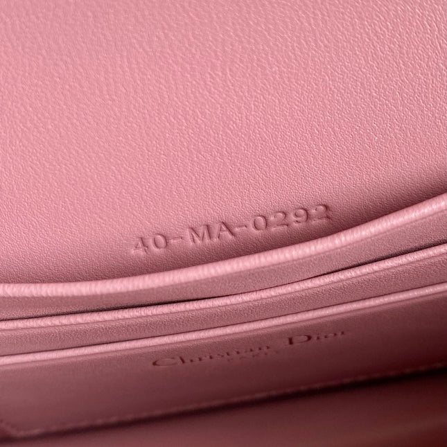 LADY 21 CHAIN BAG IN HOT PINK LAMBSKIN