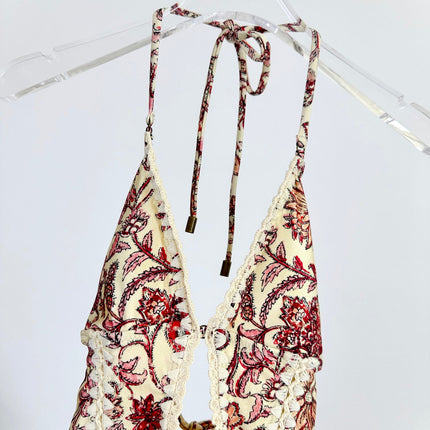 ZIMMERMANN BIKINI WITH PLUNGING NECKLINE 270503