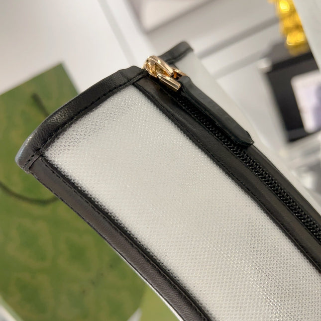 GG ANKLE BOOTS IN WHITE MIX BLACK MESH AND SHEEPSKIN