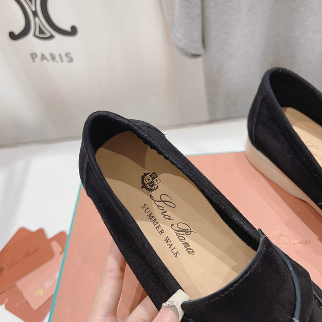 LP SUMMER CHARMS WALK LOAFERS BLACK SUEDE