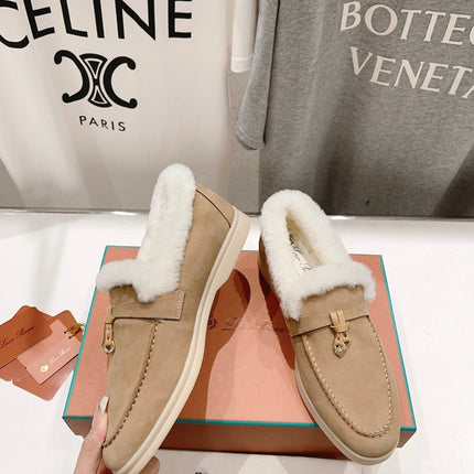 LP SUMMER CHARMS WALK LOAFERS CAMEL FLEECE