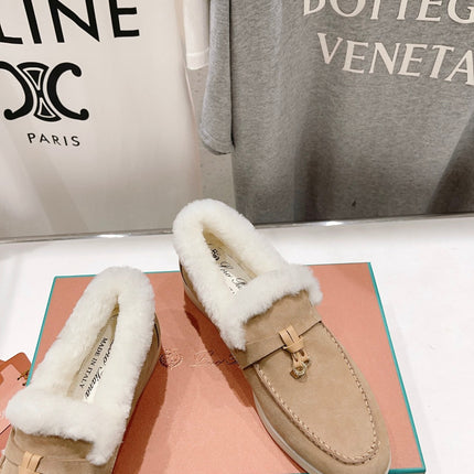 LP SUMMER CHARMS WALK LOAFERS CAMEL FLEECE