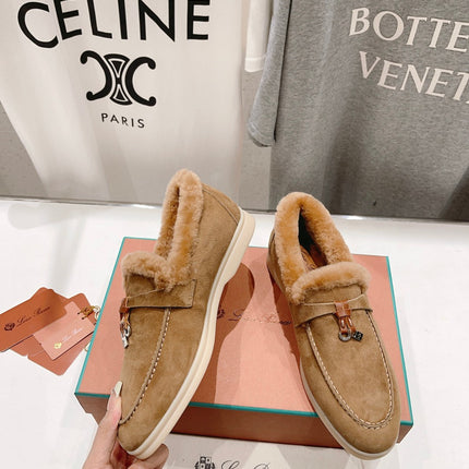 LP SUMMER CHARMS WALK LOAFERS TAWNY FLEECE