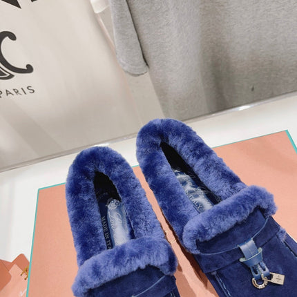 LP SUMMER CHARMS WALK LOAFERS NAVY FLEECE