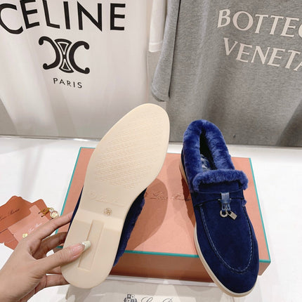 LP SUMMER CHARMS WALK LOAFERS NAVY FLEECE