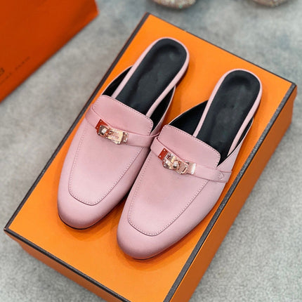 0Z Mule Pink Silk Thick Cloth/Sheepskin