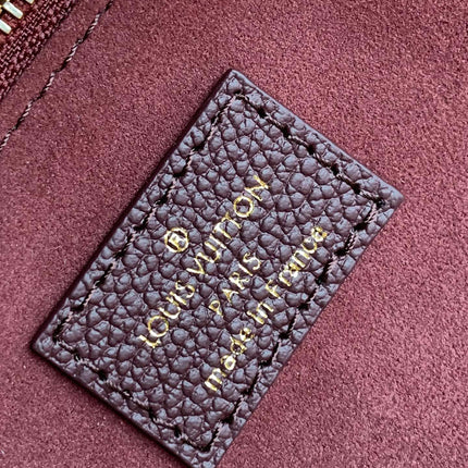 NEVERFULL MM 32 WINE MONOGRAM EMPREINTE LEATHER