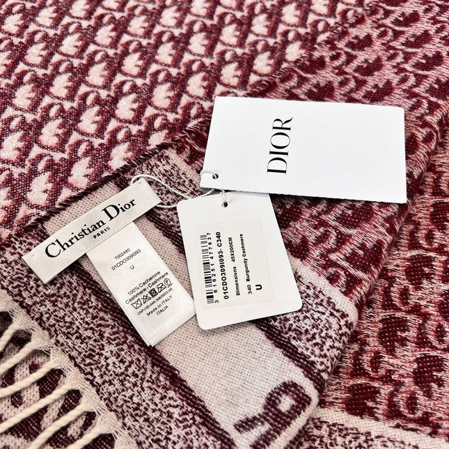 DIOR SCARF 200 CM IN CASHMERE 667140