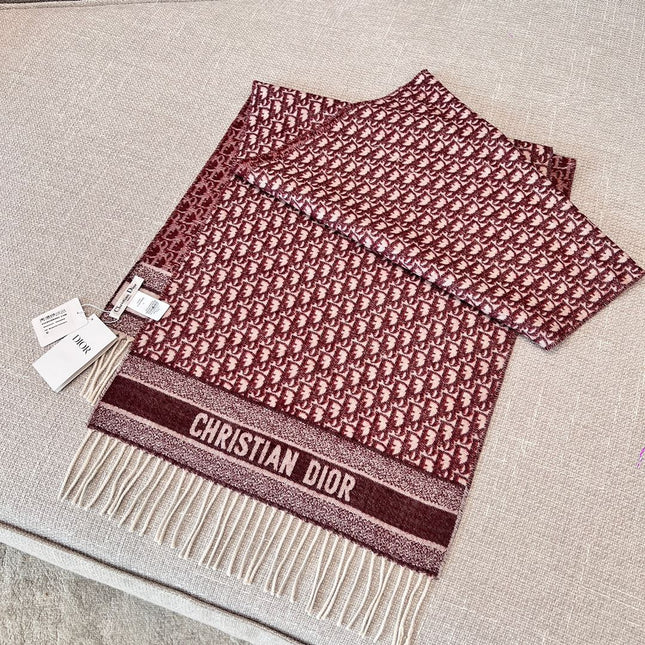 DIOR SCARF 200 CM IN CASHMERE 667140