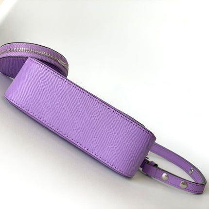 MARELLINI 19 PURPLE EPI GRAINED LEATHER