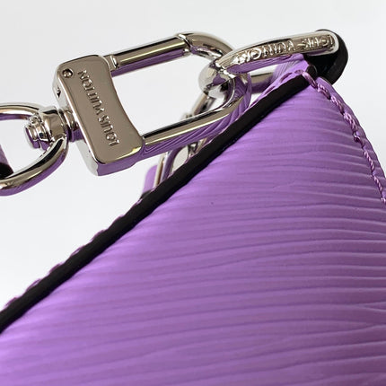 MARELLINI 19 PURPLE EPI GRAINED LEATHER