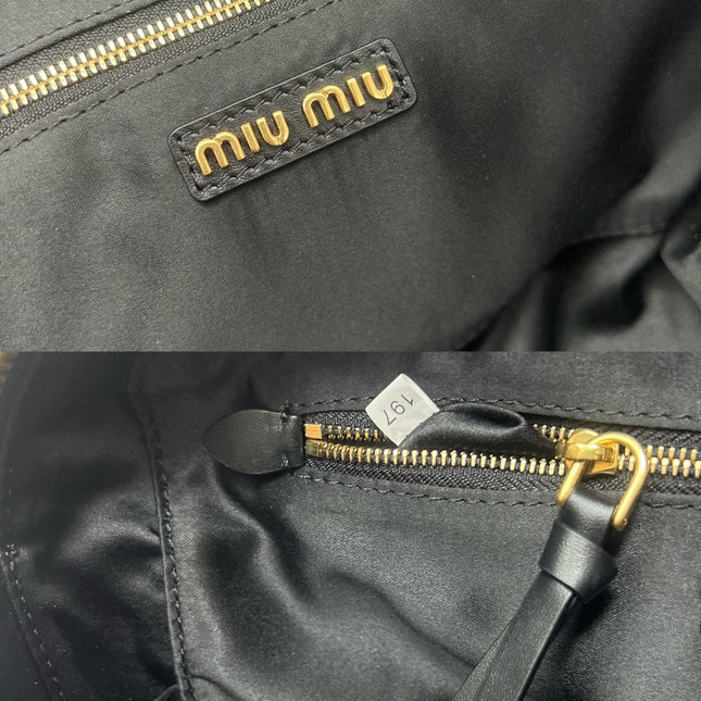 ARCADIE BAG 27 IN BLACK SHINY CALFSKIN