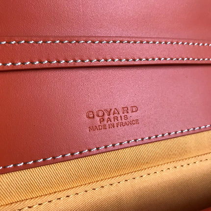MONTE-CARLO PM CLUTCH 25 IN ORANGE GOYARDINE CANVAS