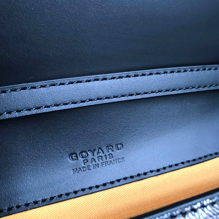 MONTE-CARLO PM CLUTCH 25 IN BLACK GOYARDINE CANVAS