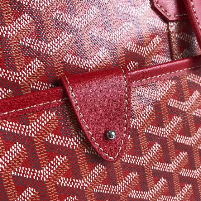 AMBASSADE DOCUMENT CASE 35 IN CLASSIC RED GOYARDINE CANVAS