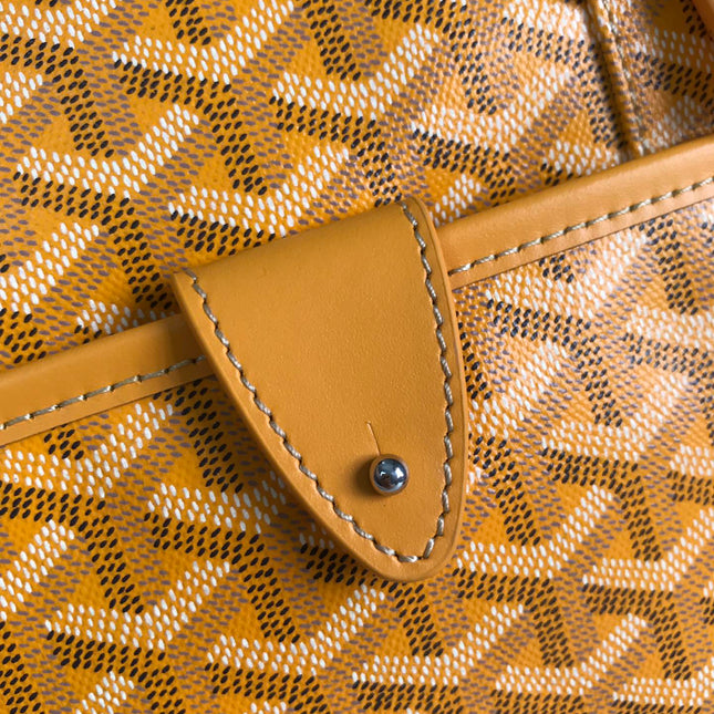 AMBASSADE DOCUMENT CASE 35 IN YELLOW GOYARDINE CANVAS