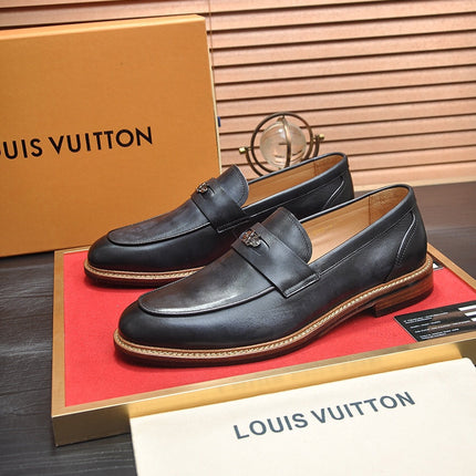 LV FLEX LOAFER IN BLACK CALFSKIN