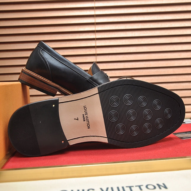 LV FLEX LOAFER IN BLACK CALFSKIN
