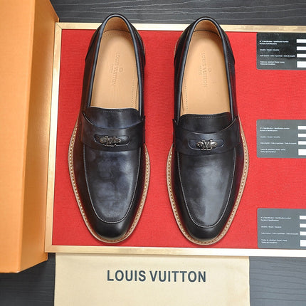 LV FLEX LOAFER IN BLACK CALFSKIN
