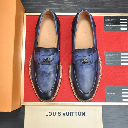LV FLEX LOAFER IN CERULEAN BLUE CALFSKIN