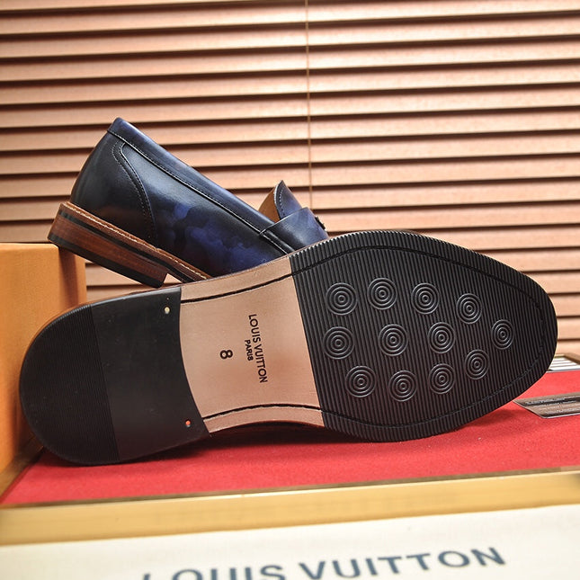 LV FLEX LOAFER IN CERULEAN BLUE CALFSKIN