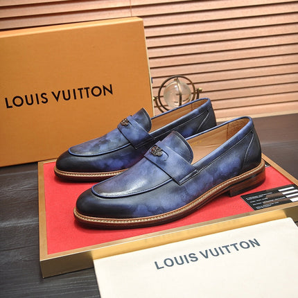 LV FLEX LOAFER IN CERULEAN BLUE CALFSKIN