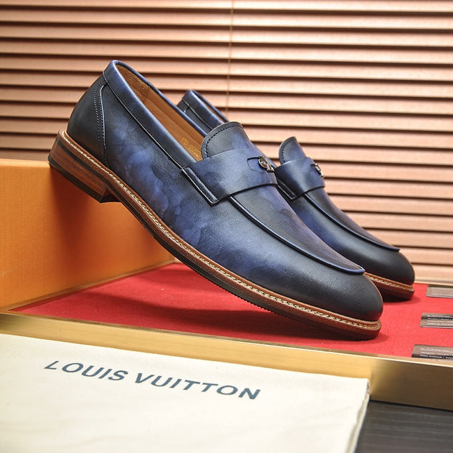 LV FLEX LOAFER IN CERULEAN BLUE CALFSKIN