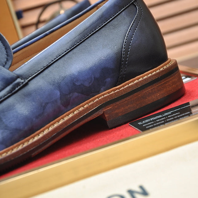 LV FLEX LOAFER IN CERULEAN BLUE CALFSKIN