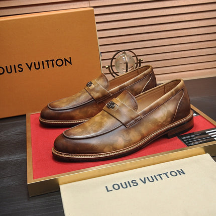 LV FLEX LOAFER IN MOCHA BROWN CALFSKIN
