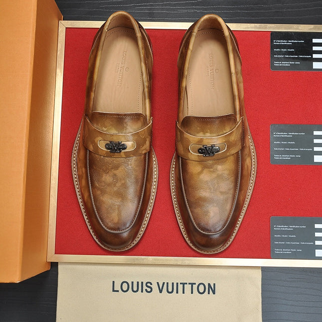 LV FLEX LOAFER IN MOCHA BROWN CALFSKIN