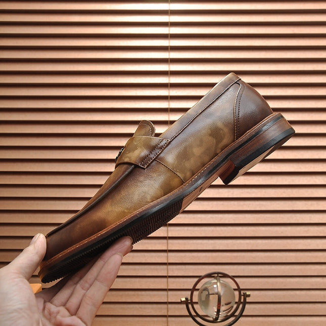 LV FLEX LOAFER IN MOCHA BROWN CALFSKIN