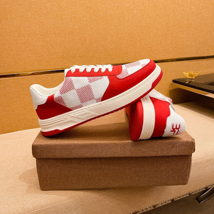 LV BEVERLY SNEAKER WHITE RED