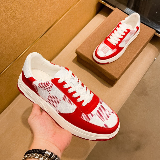 LV BEVERLY SNEAKER WHITE RED