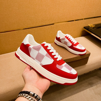 LV BEVERLY SNEAKER WHITE RED