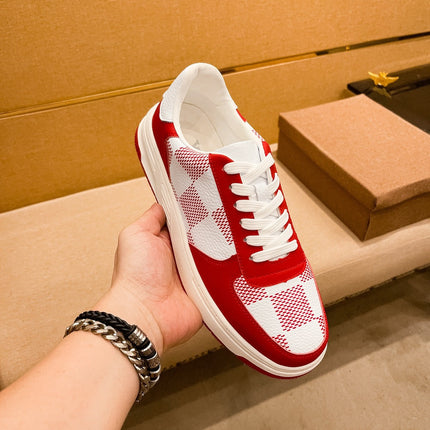 LV BEVERLY SNEAKER WHITE RED