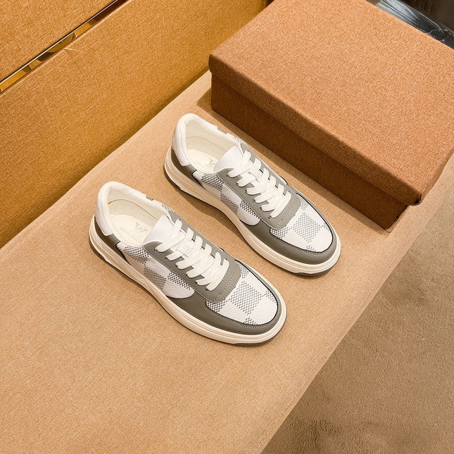 LV BEVERLY SNEAKER WHITE GREY