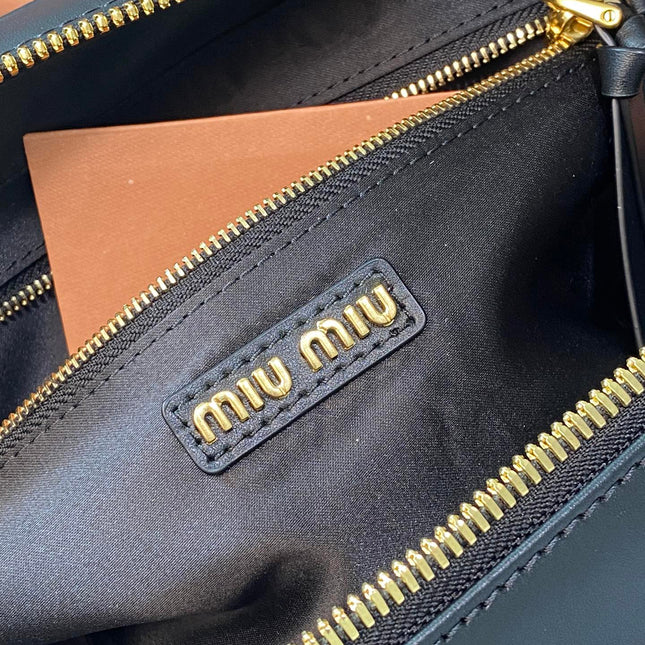 ARCADIE 27 BAG IN BLACK LEATHER