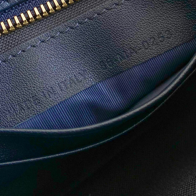 MINI HOBO 23 BAG IN BLUE OBLIQUE JACQUARD