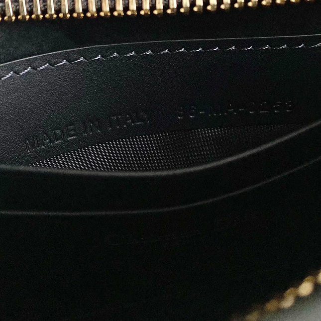 MINI HOBO 23 BAG IN BLACK CALFSKIN