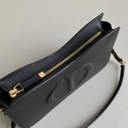 MINI HOBO 23 BAG IN BLACK CALFSKIN