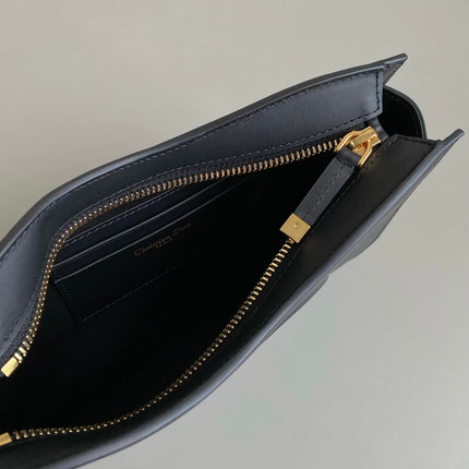 MINI HOBO 23 BAG IN BLACK CALFSKIN