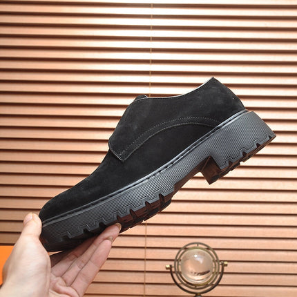 HM MONK STRAP BLACK SUEDE