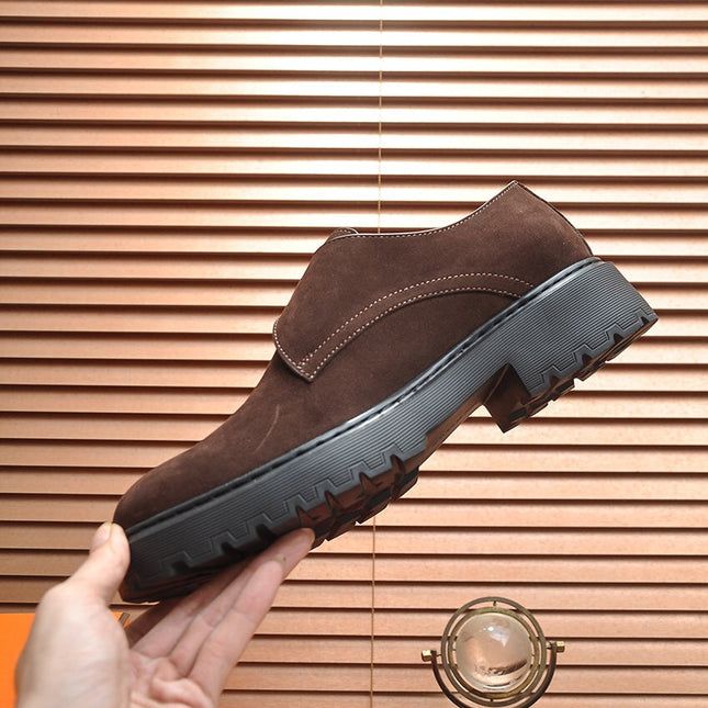 HM MONK STRAP BROWN SUEDE